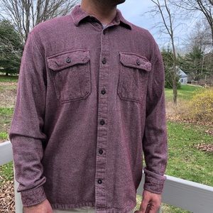 Patagonia Fjord Flannel men’s heathered burgundy